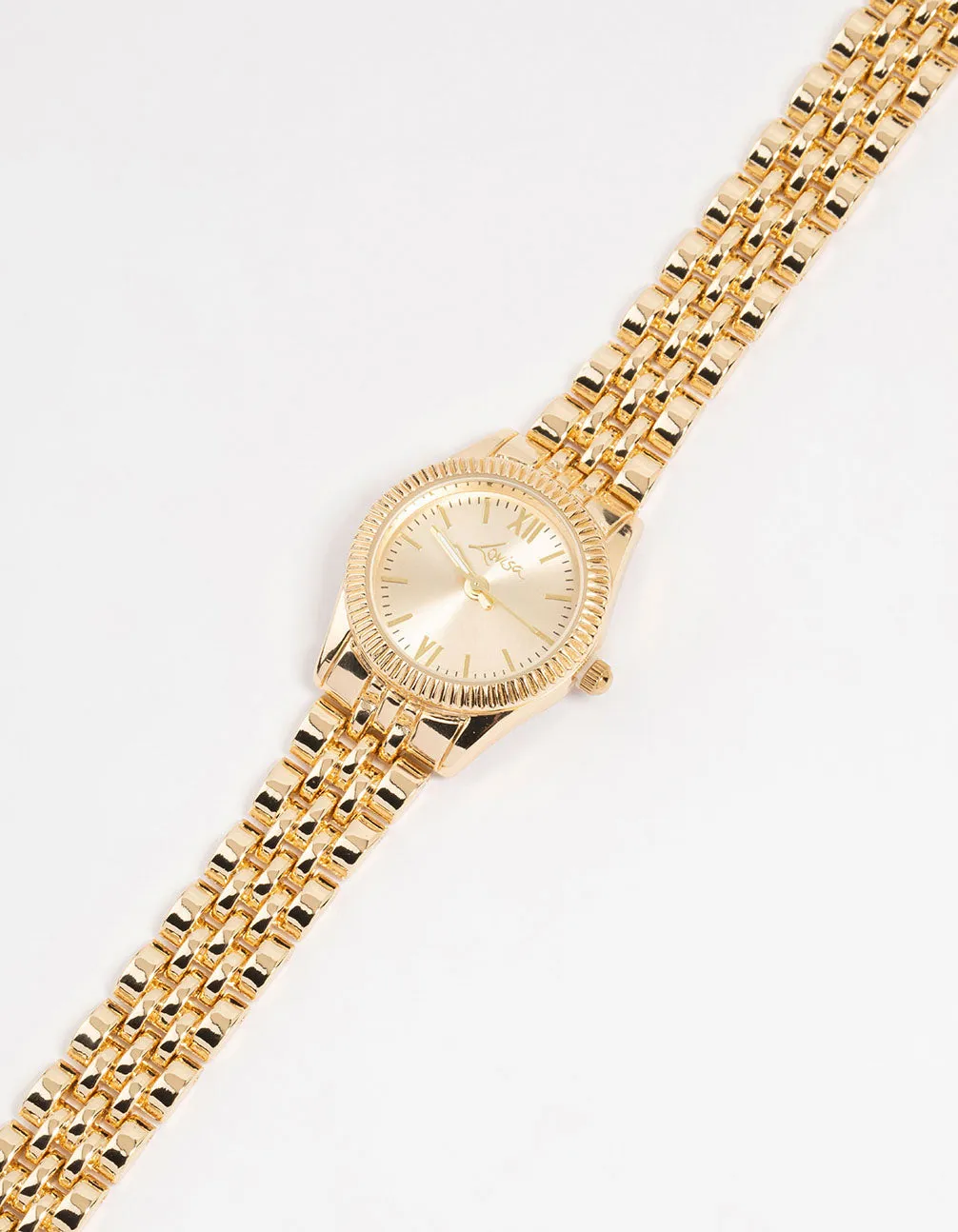 Gold Small Round Watch sold by lovisa product image thumbnail 2