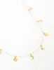 Waterproof Gold Plated Stainless Steel Clover Star & Moon Charm Necklace sold by lovisa