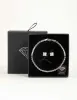 Silver Cubic Zirconia Flower Earrings & Tennis Bracelet Set sold by lovisa