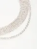 Silver Diamante Thick Tennis Bracelet sold by lovisa
