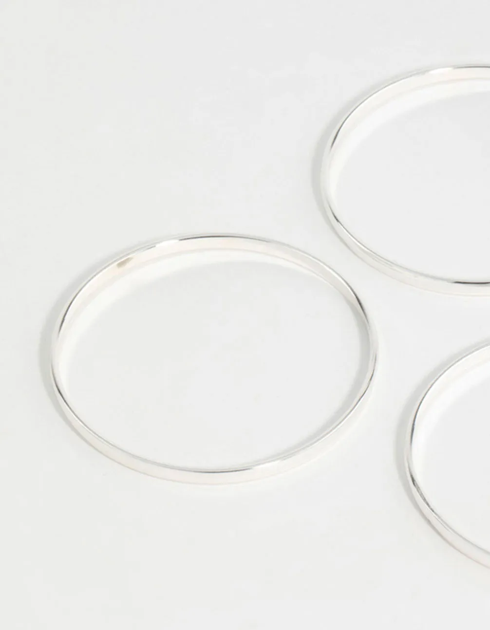 Silver Basic Bangles 3-Pack sold by lovisa product image thumbnail 2