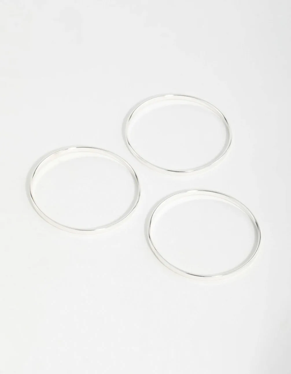 Silver Basic Bangles 3-Pack sold by lovisa