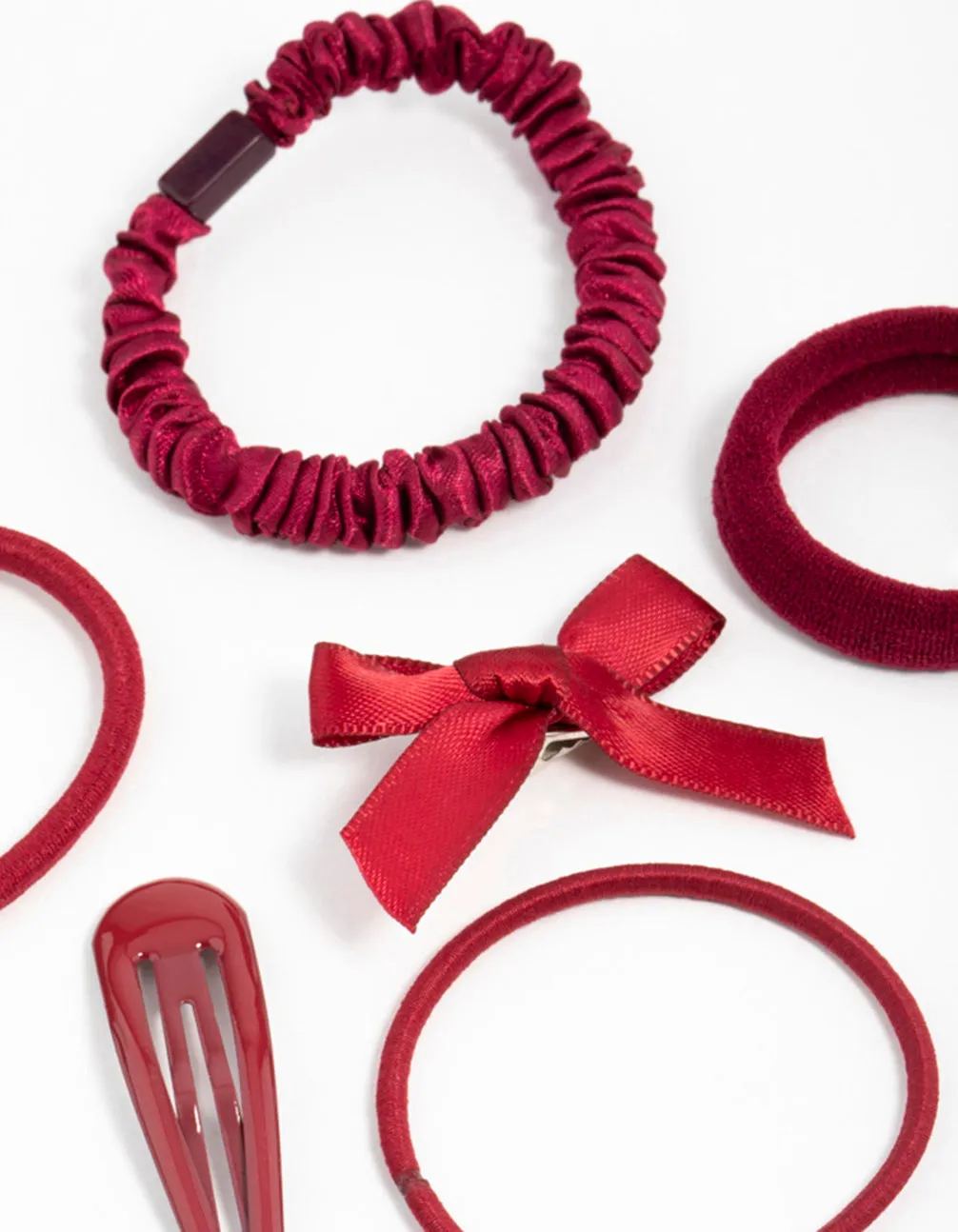 Red Hair Tie & Clip Pack sold by lovisa product image thumbnail 3