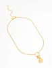 Waterproof Gold Plated Stainless Steel Cubic Zirconia Cluster Charm Necklace sold by lovisa