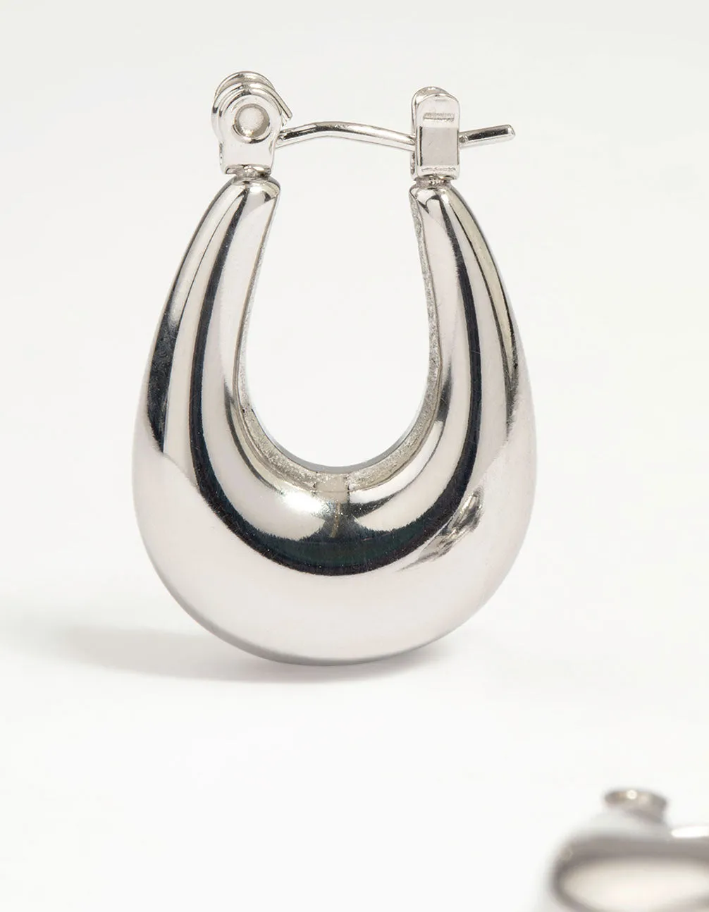 Waterproof Stainless Steel Half Hoop Earrings sold by lovisa product image thumbnail 2