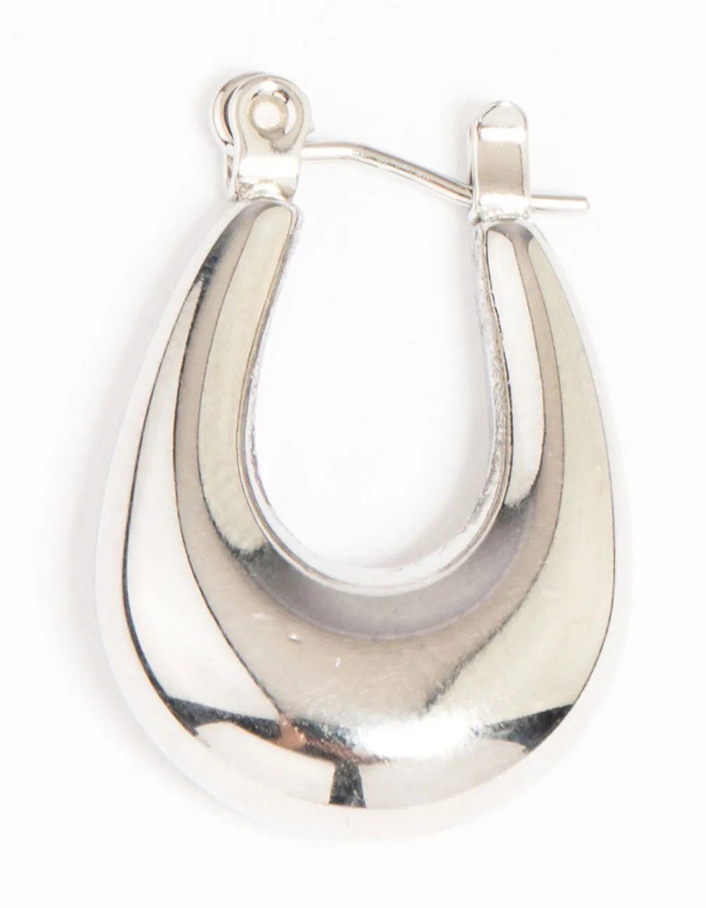 Waterproof Stainless Steel Half Hoop Earrings sold by lovisa product image thumbnail 3