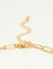 Gold Plated Paperclip Link Chain Y-Necklace sold by lovisa