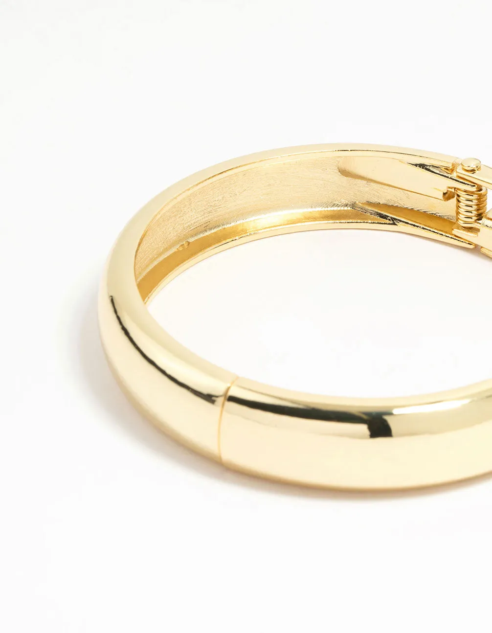 Gold Plated Smooth Hinged Bangle sold by lovisa product image thumbnail 3