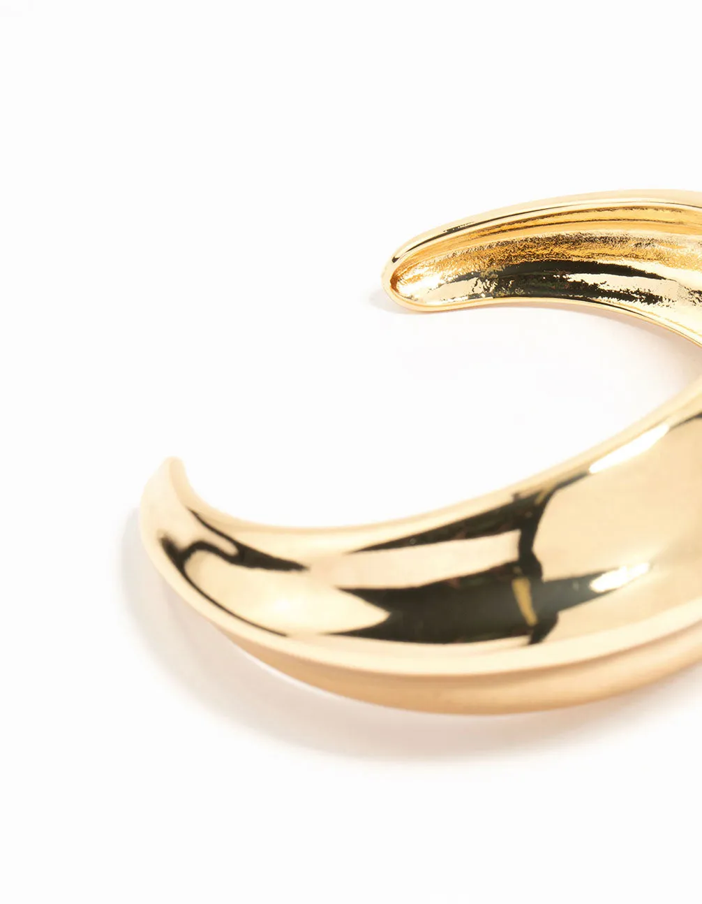 Gold Plated Thick Wrist Cuff sold by lovisa product image thumbnail 3