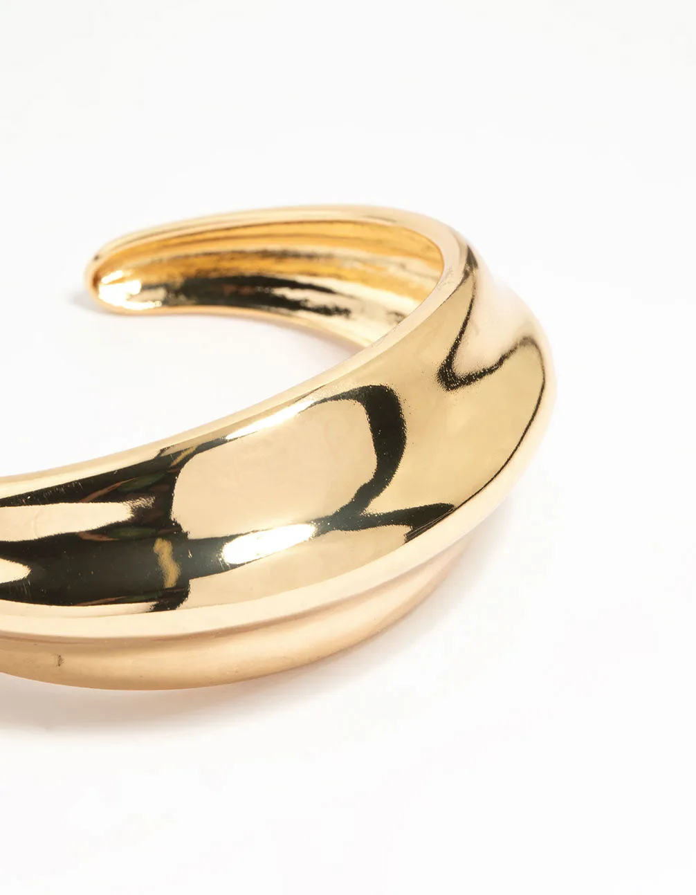 Gold Plated Thick Wrist Cuff sold by lovisa product image thumbnail 2