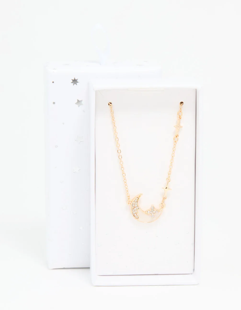 Gold Celestial Moon Pendant Necklace sold by lovisa product image thumbnail 5