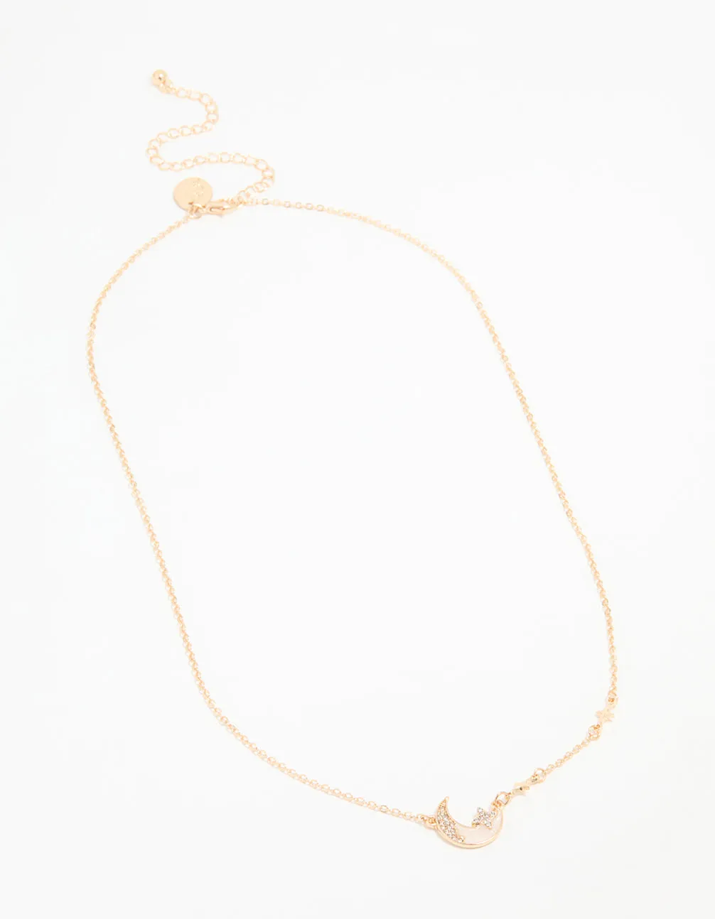 Gold Celestial Moon Pendant Necklace sold by lovisa product image thumbnail 4