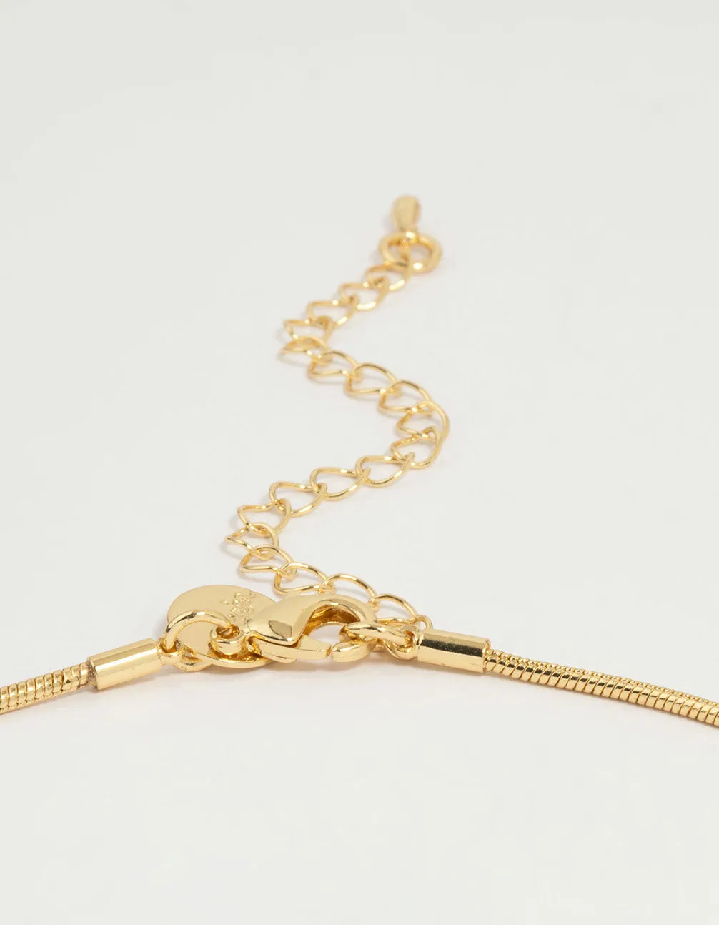 Gold Plated Rondell Pendant Necklace sold by lovisa product image thumbnail 3