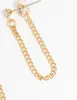 Gold Diamante Chain & Hoop Earrings 3-Pack sold by lovisa