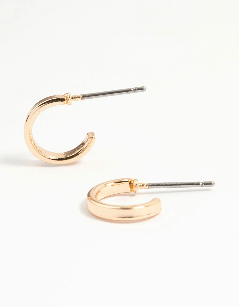 Gold Diamante Chain & Hoop Earrings 3-Pack sold by lovisa product image thumbnail 2