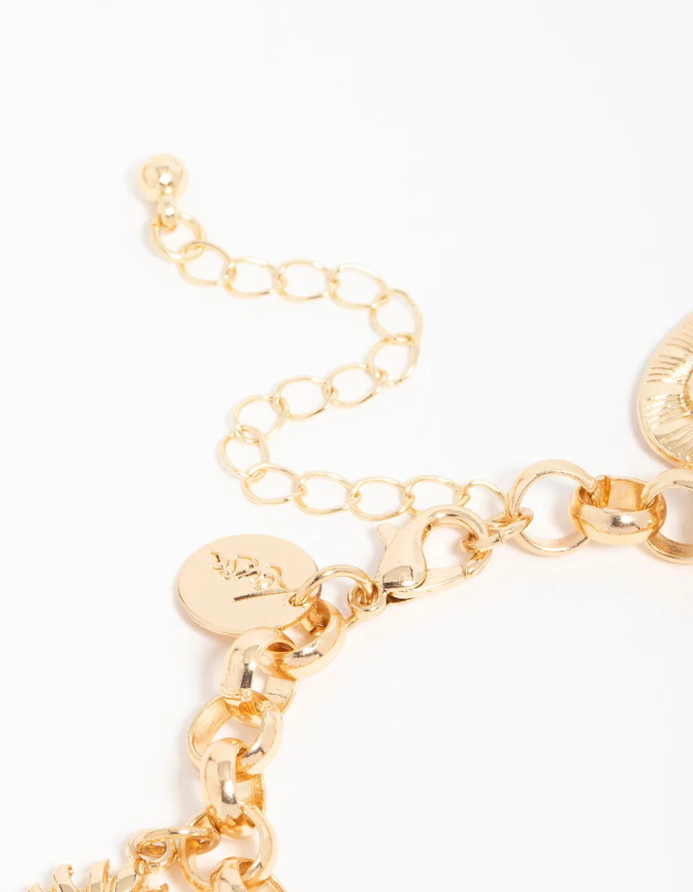 Gold Heart Charm Bracelet sold by lovisa product image thumbnail 3