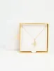Gold Plated Cubic Zirconia Asymmetrical Butterfly Pendant Necklace sold by lovisa