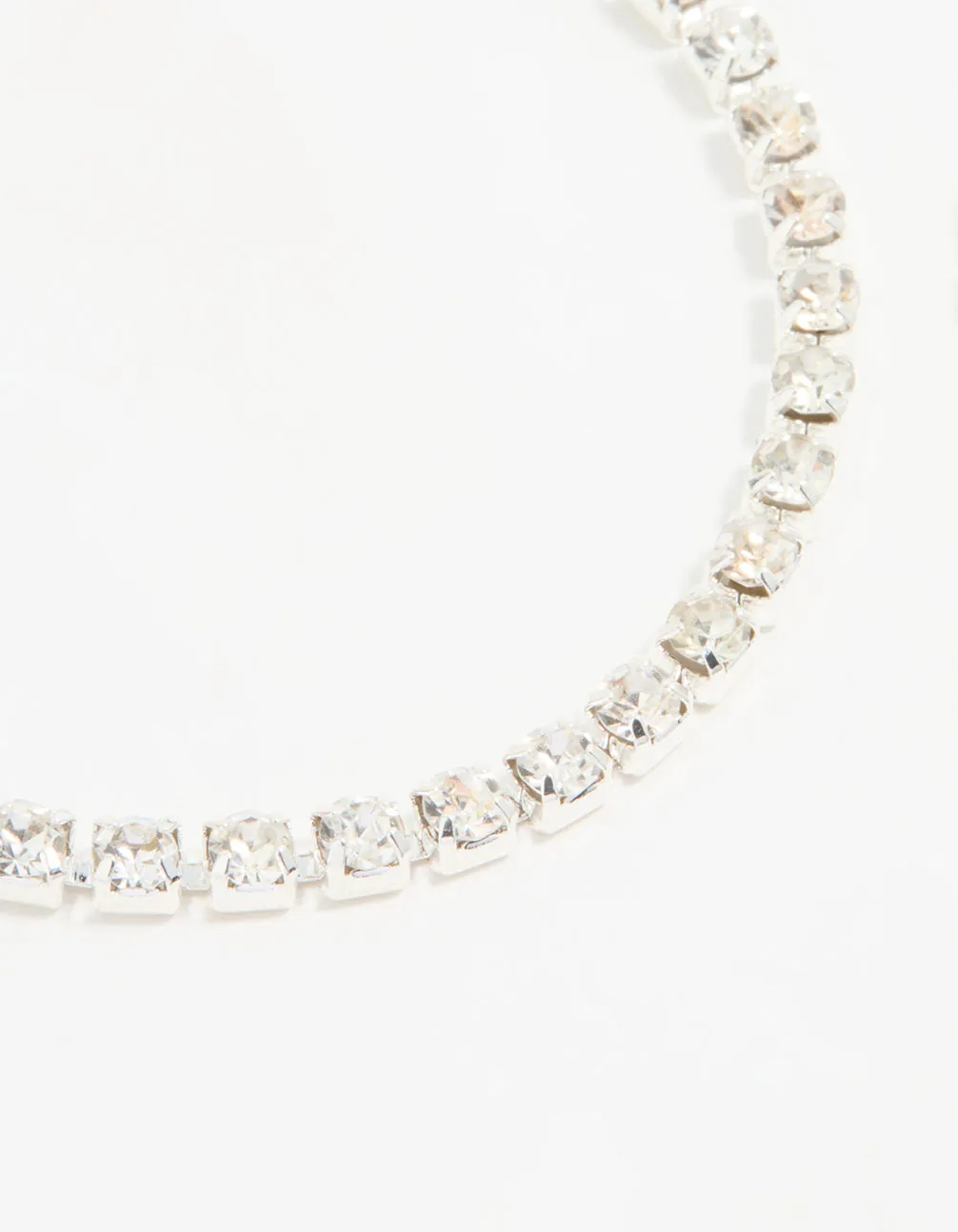 Silver Diamante Tennis Bracelet sold by lovisa product image thumbnail 2