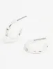 Silver Diamante Baguette Huggie Earrings sold by lovisa