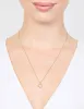 Gold Plated Sterling Silver Cubic Zirconia Flower Pendant Necklace sold by lovisa