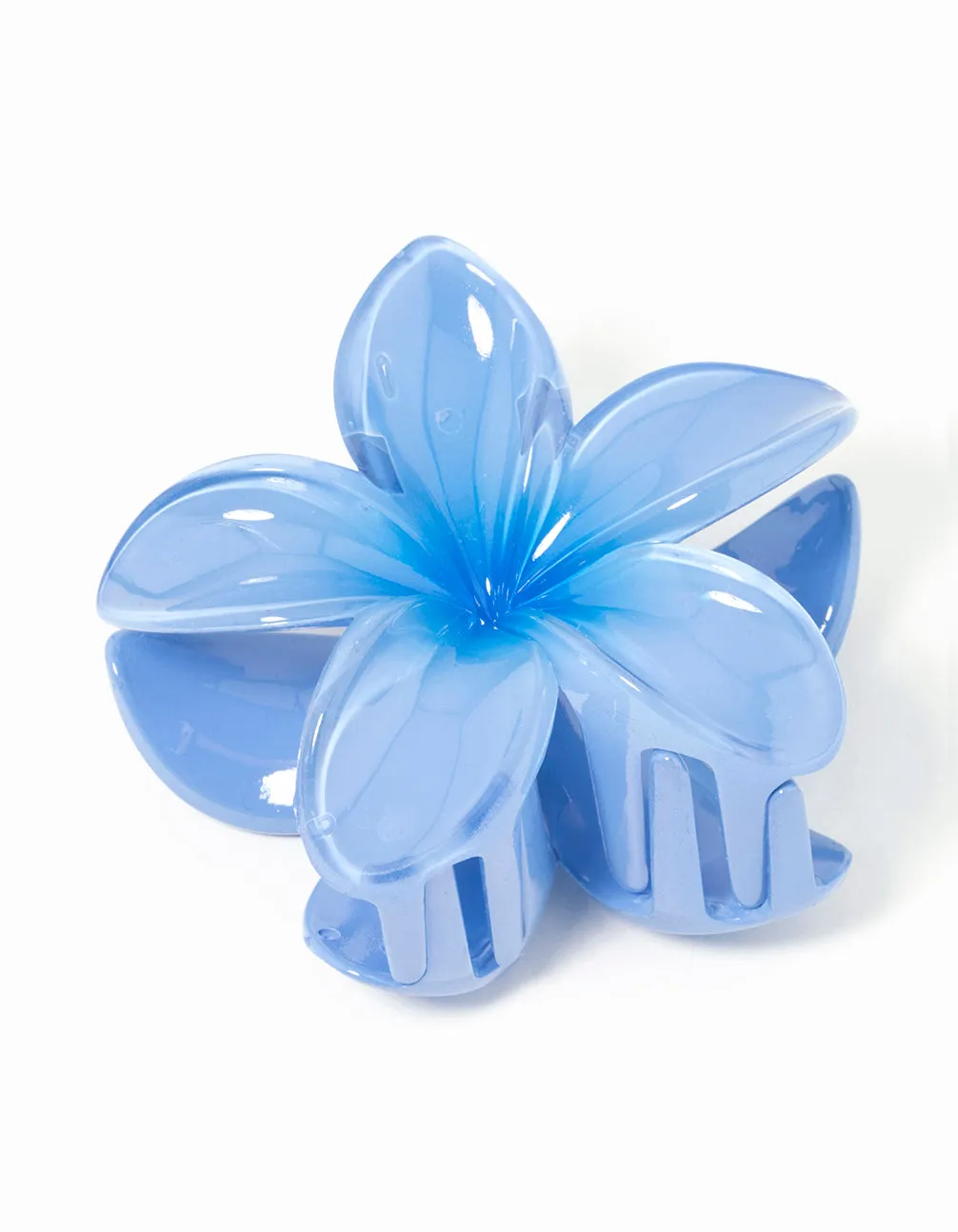 Blue Ombre Frangipani Claw Clip sold by lovisa