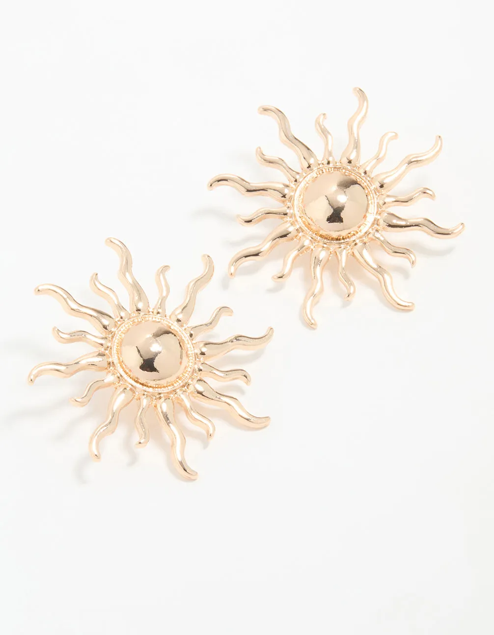 Gold Celestial Star Earrings sold by lovisa