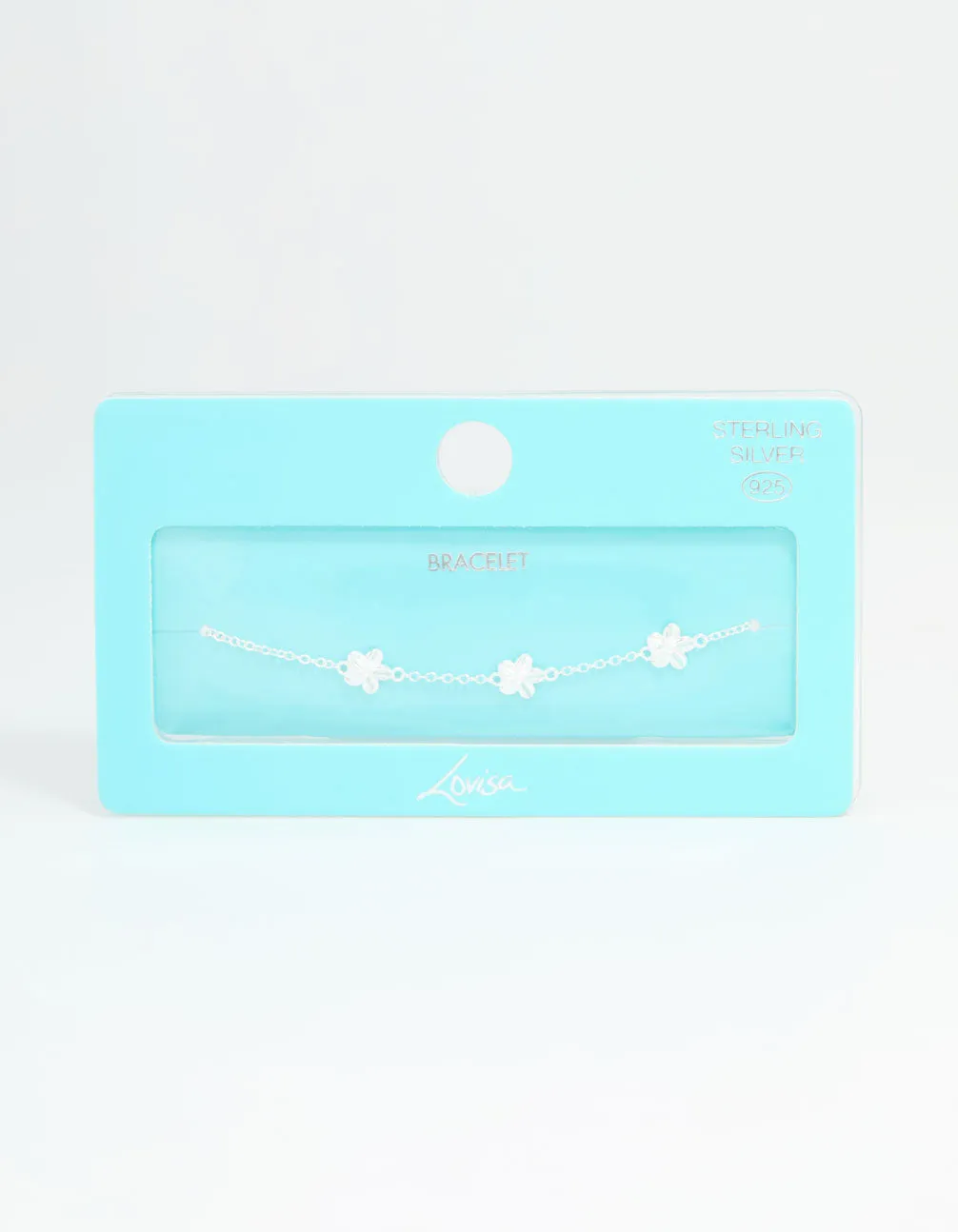 Sterling Silver Flower Trio Bracelet sold by lovisa product image thumbnail 3