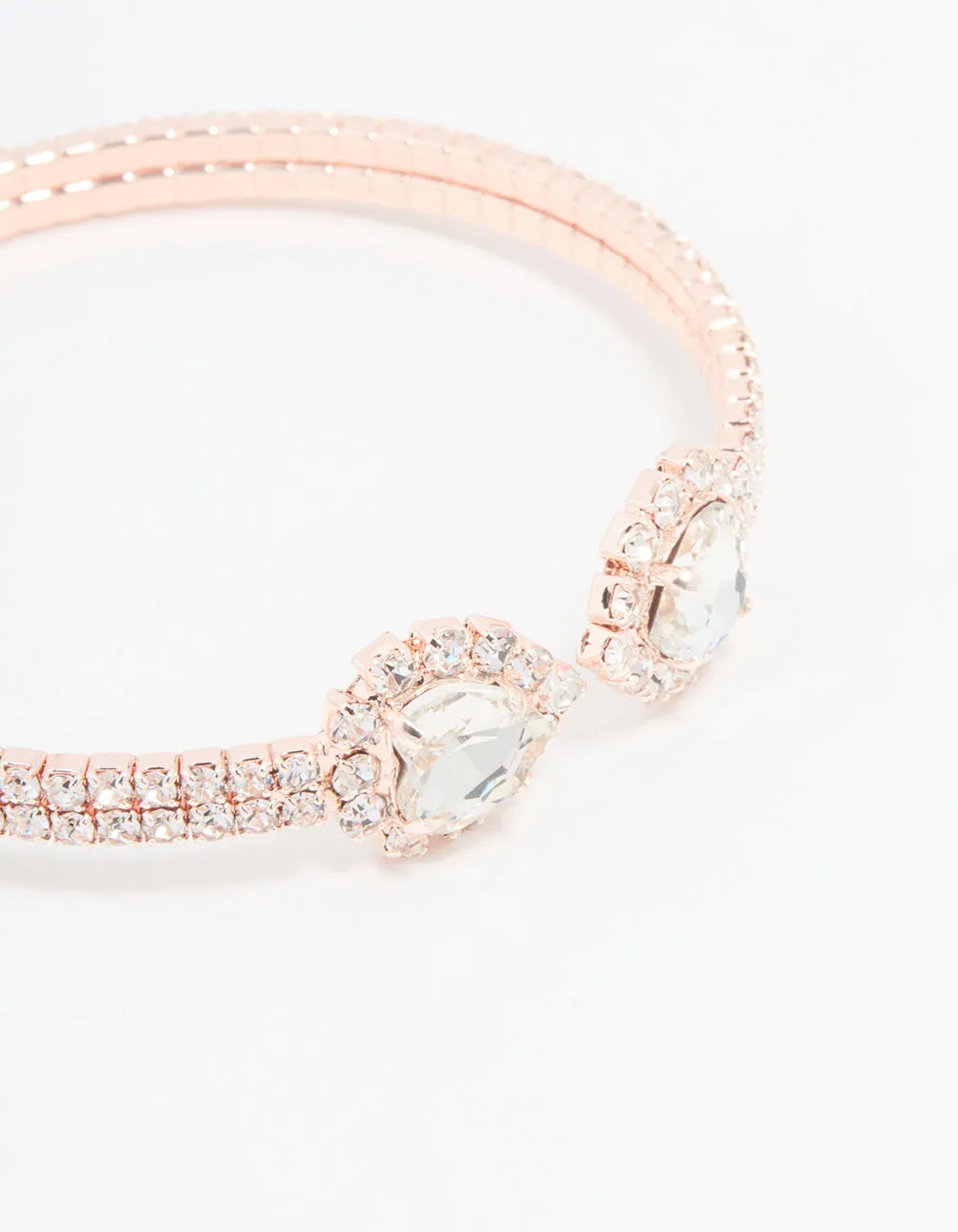 Rose Gold Diamante Wrist Cuff sold by lovisa product image thumbnail 2