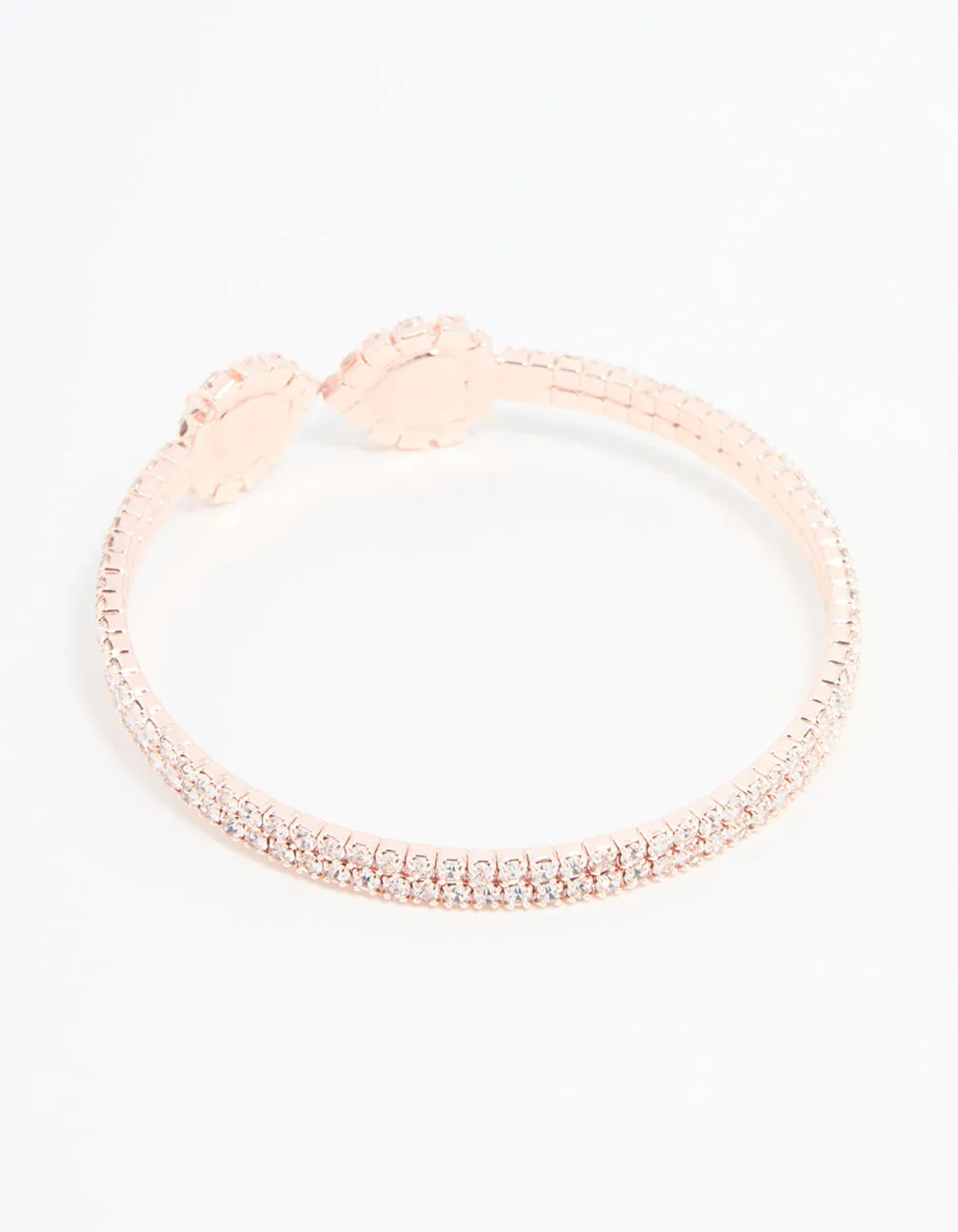 Rose Gold Diamante Wrist Cuff sold by lovisa product image thumbnail 3