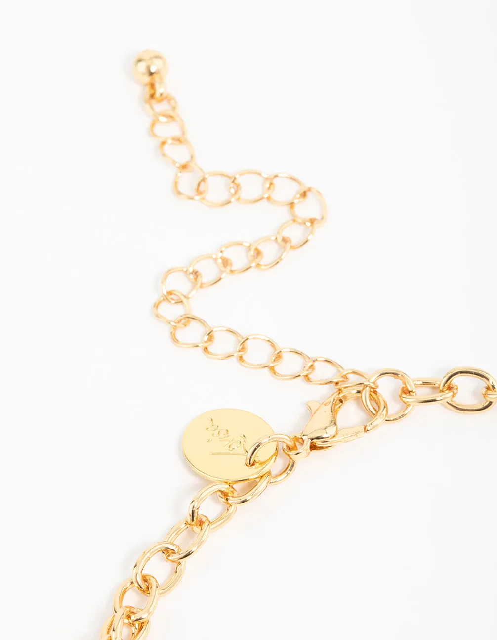 Gold Heart & Moon Charm Necklace sold by lovisa product image thumbnail 3