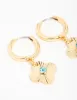 Gold Plated Dragonfly & Flower Drop Earrings 2-Pack sold by lovisa