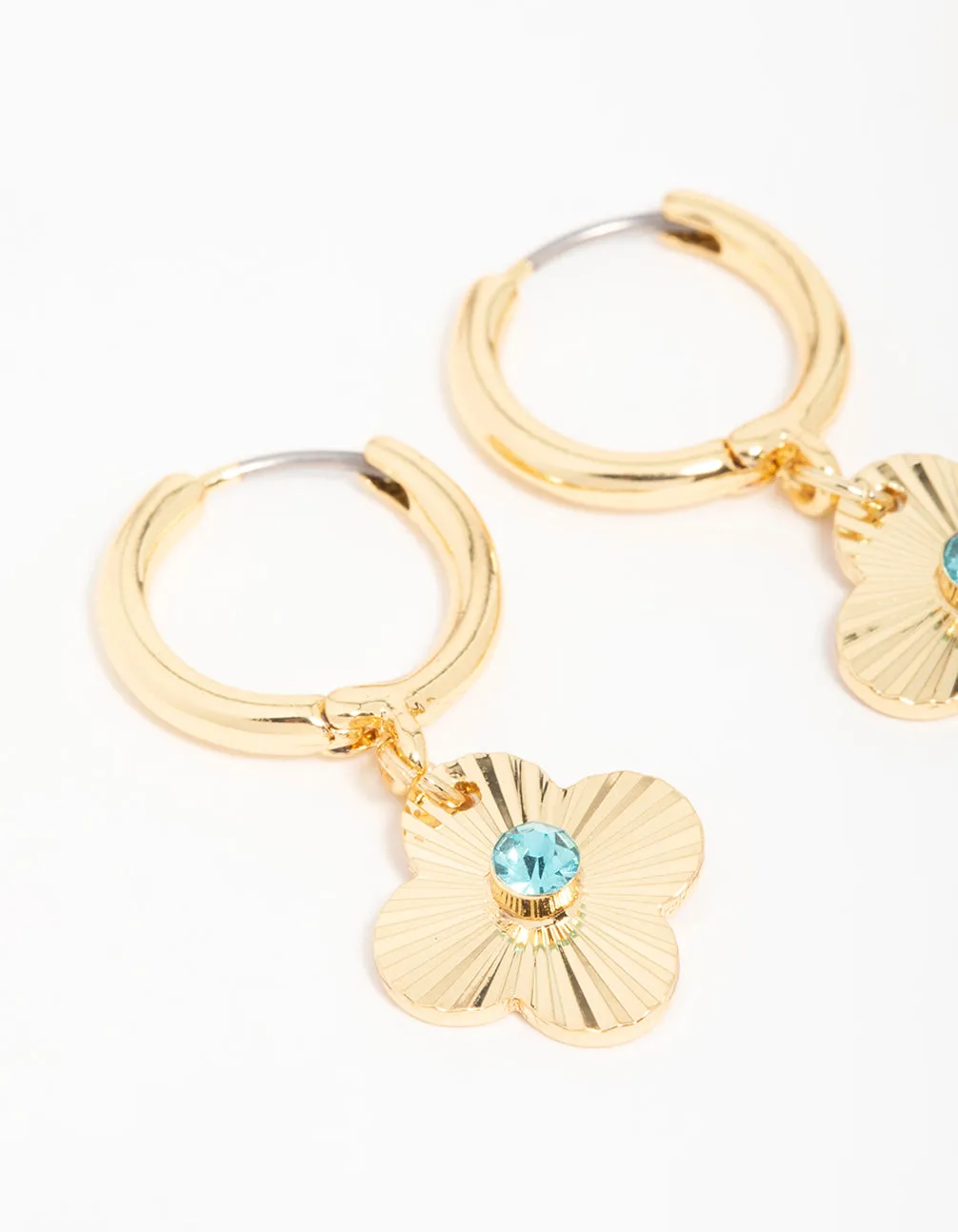 Gold Plated Dragonfly & Flower Drop Earrings 2-Pack sold by lovisa product image thumbnail 2