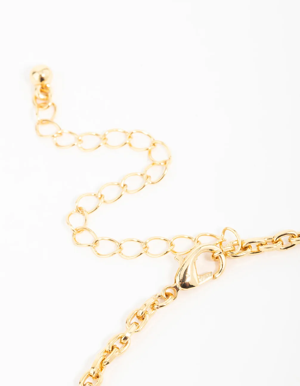Gold Yin Yang Charm Necklace sold by lovisa product image thumbnail 3