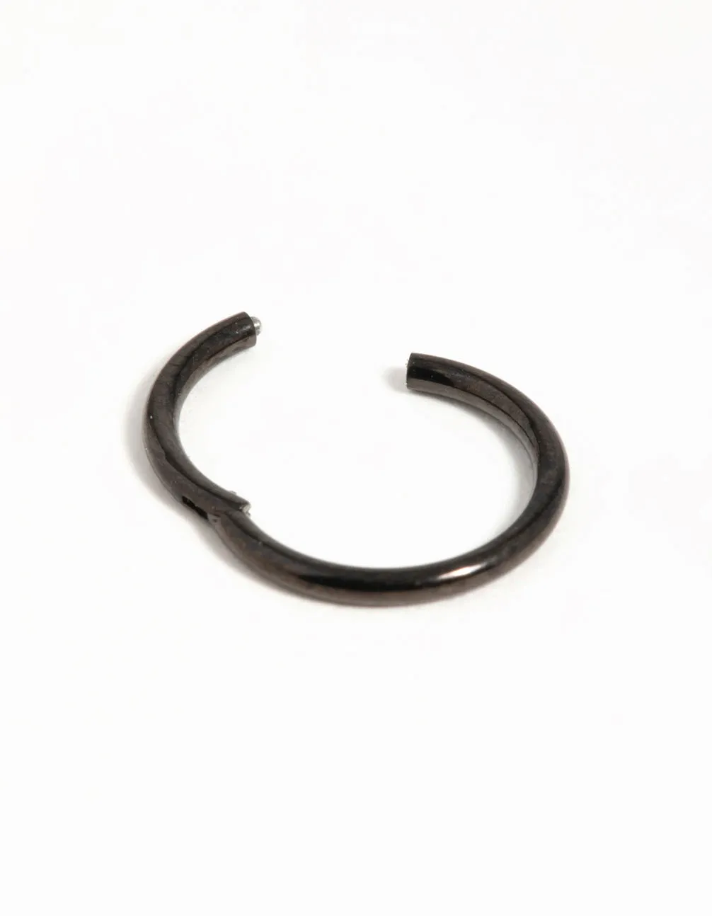 Black Coated Metal Surgical Steel Black Ear Clicker sold by lovisa product image thumbnail 2