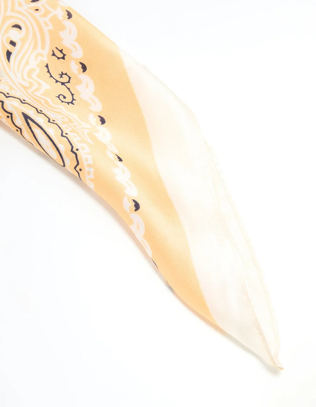 White Fabric Western Print Scarf sold by lovisa product image thumbnail 3