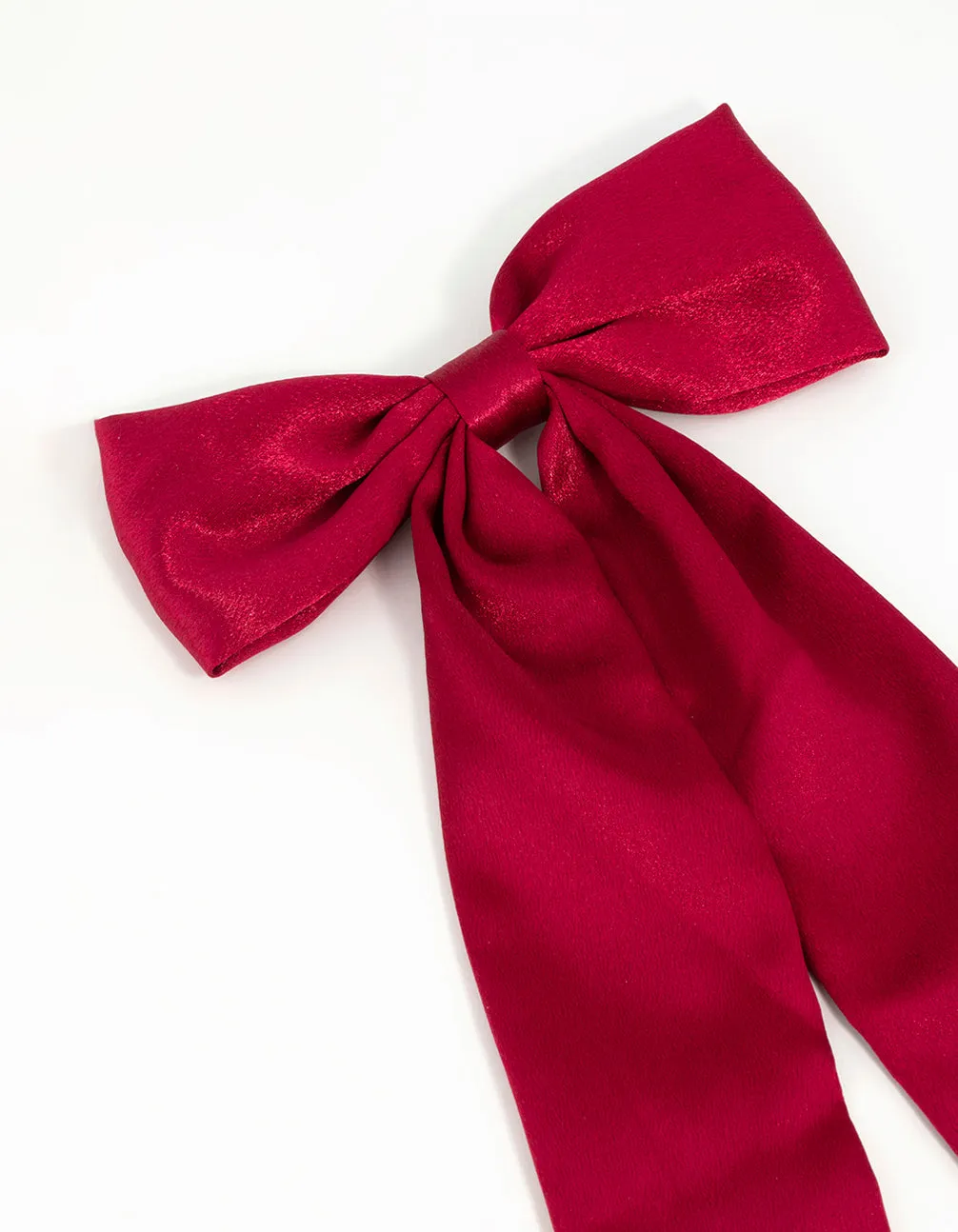 Red Fabric Statement Bow Hair Clip sold by lovisa product image thumbnail 2