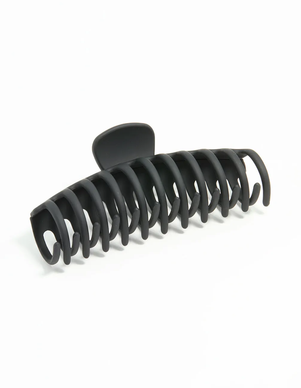 Matte Black Extra Large Claw Clip sold by lovisa
