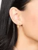 Gold Plated Surgical Steel Heart Hoop Earrings sold by lovisa