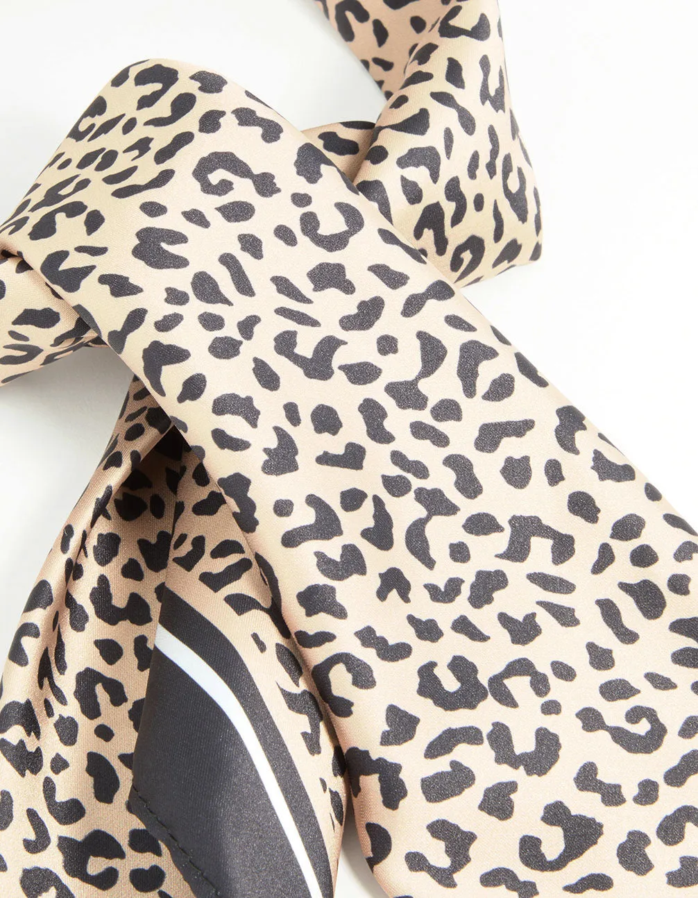 Leopard Print Fabric Border Scarf sold by lovisa product image thumbnail 2