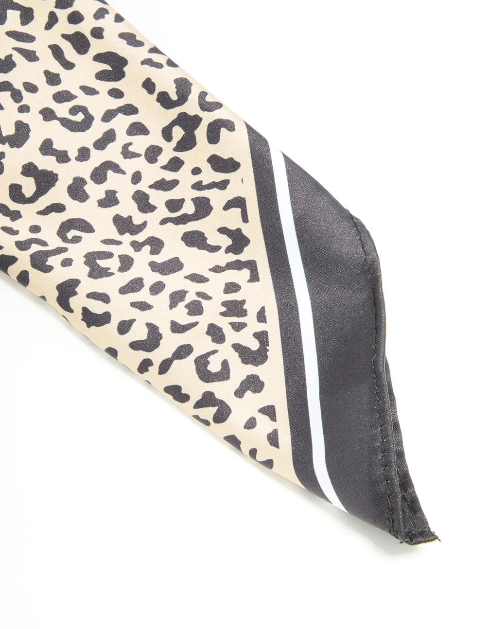 Leopard Print Fabric Border Scarf sold by lovisa product image thumbnail 3