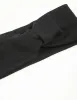 Black & White Ribbed Fabric Twist Stretch Headbands 2-Pack sold by lovisa