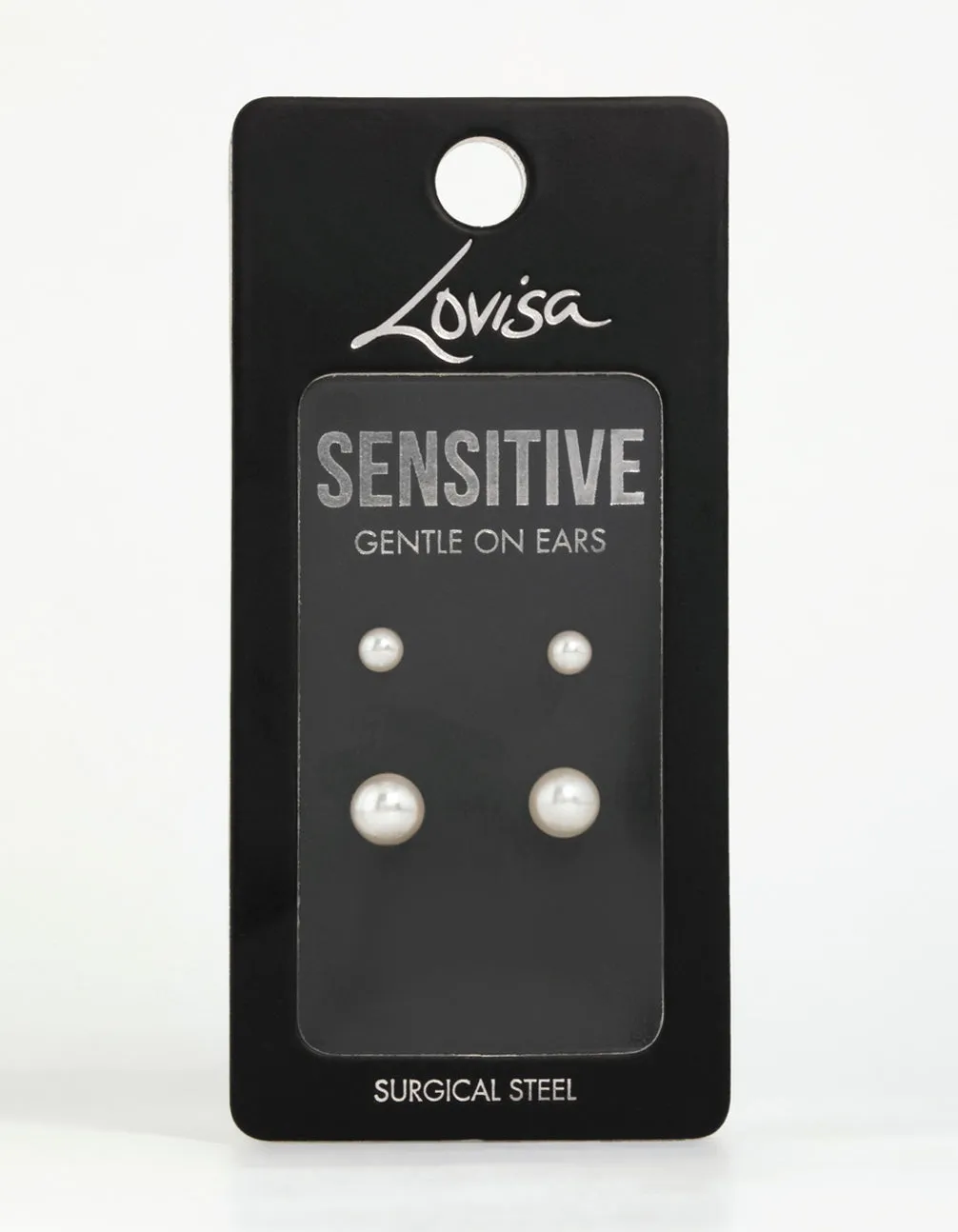 Gold Plated Surgical Steel Pearl Stud Earrings 2-Pack sold by lovisa product image thumbnail 5