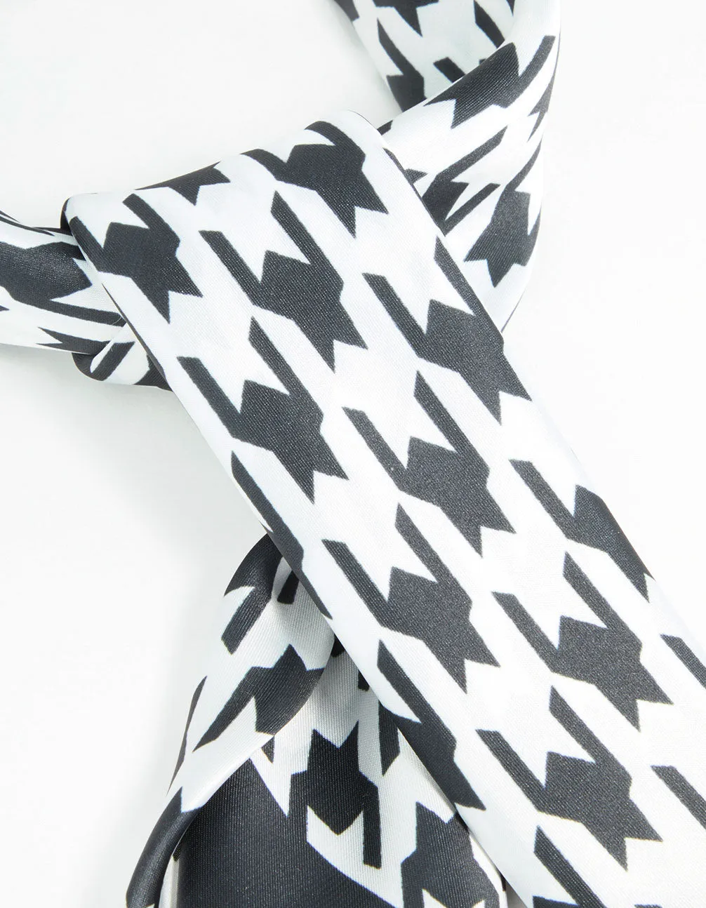 Houndstooth Print Fabric Scarf sold by lovisa product image thumbnail 2
