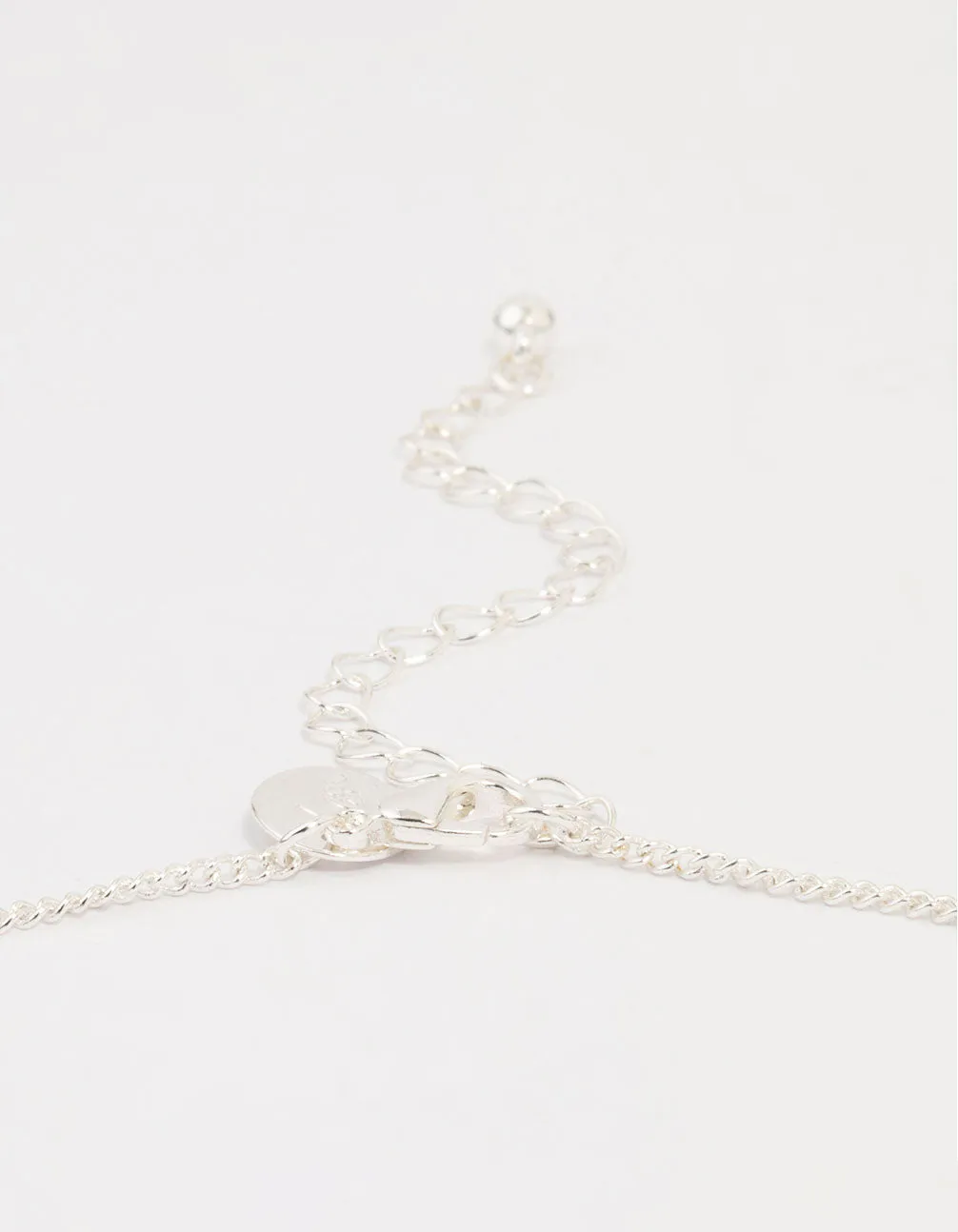 Silver Diamante Planet Pendant Necklace sold by lovisa product image thumbnail 5