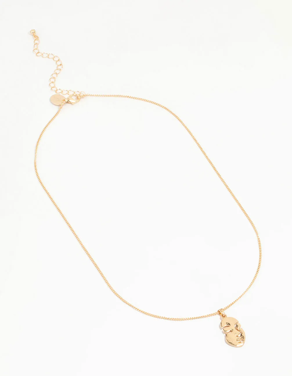 Gold Face Pendant Necklace sold by lovisa product image thumbnail 4