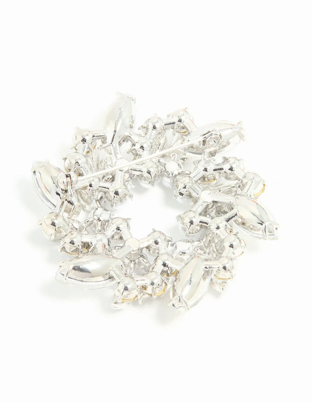 Silver Diamante Pearl Wreath Brooch sold by lovisa product image thumbnail 3