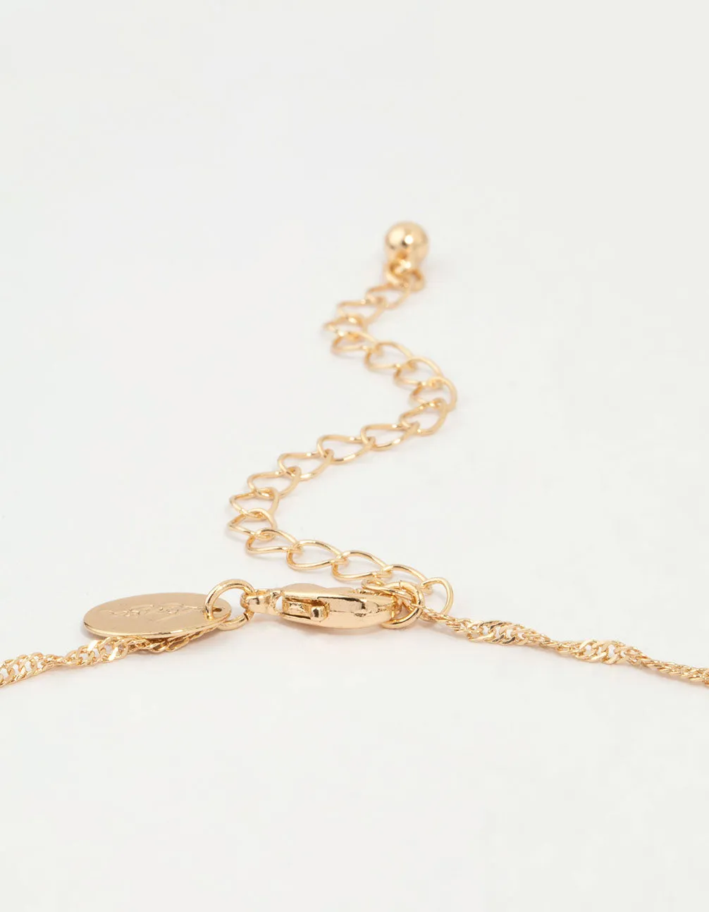 Gold Evil Eye Pendant Necklace sold by lovisa product image thumbnail 5