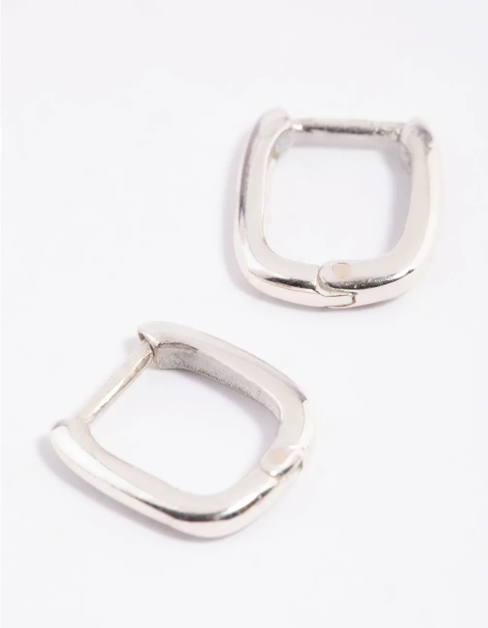 Sterling Silver Huggie Hoop Earrings sold by lovisa product image thumbnail 4