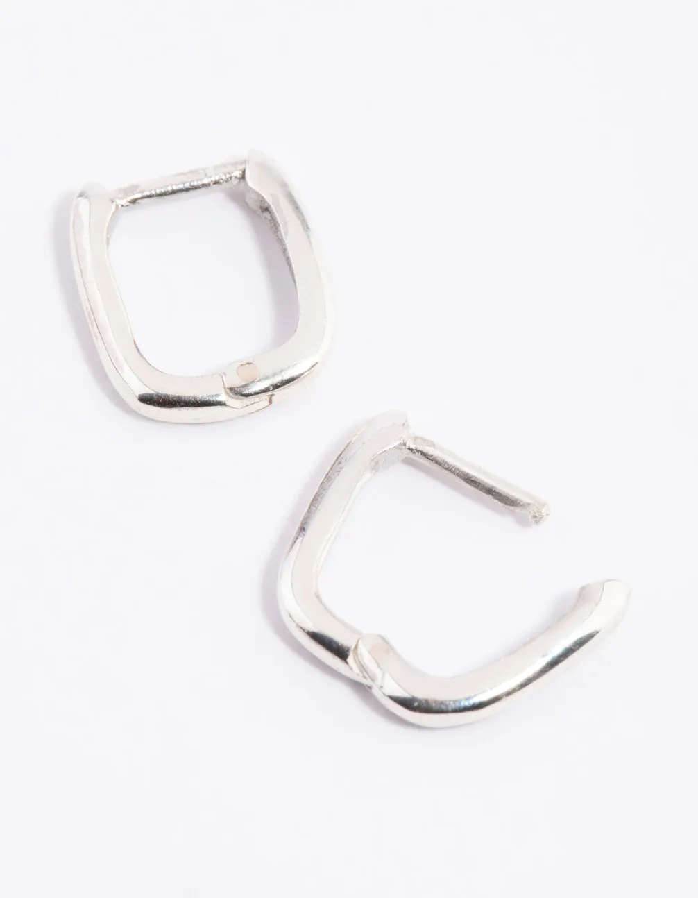Sterling Silver Huggie Hoop Earrings sold by lovisa product image thumbnail 3