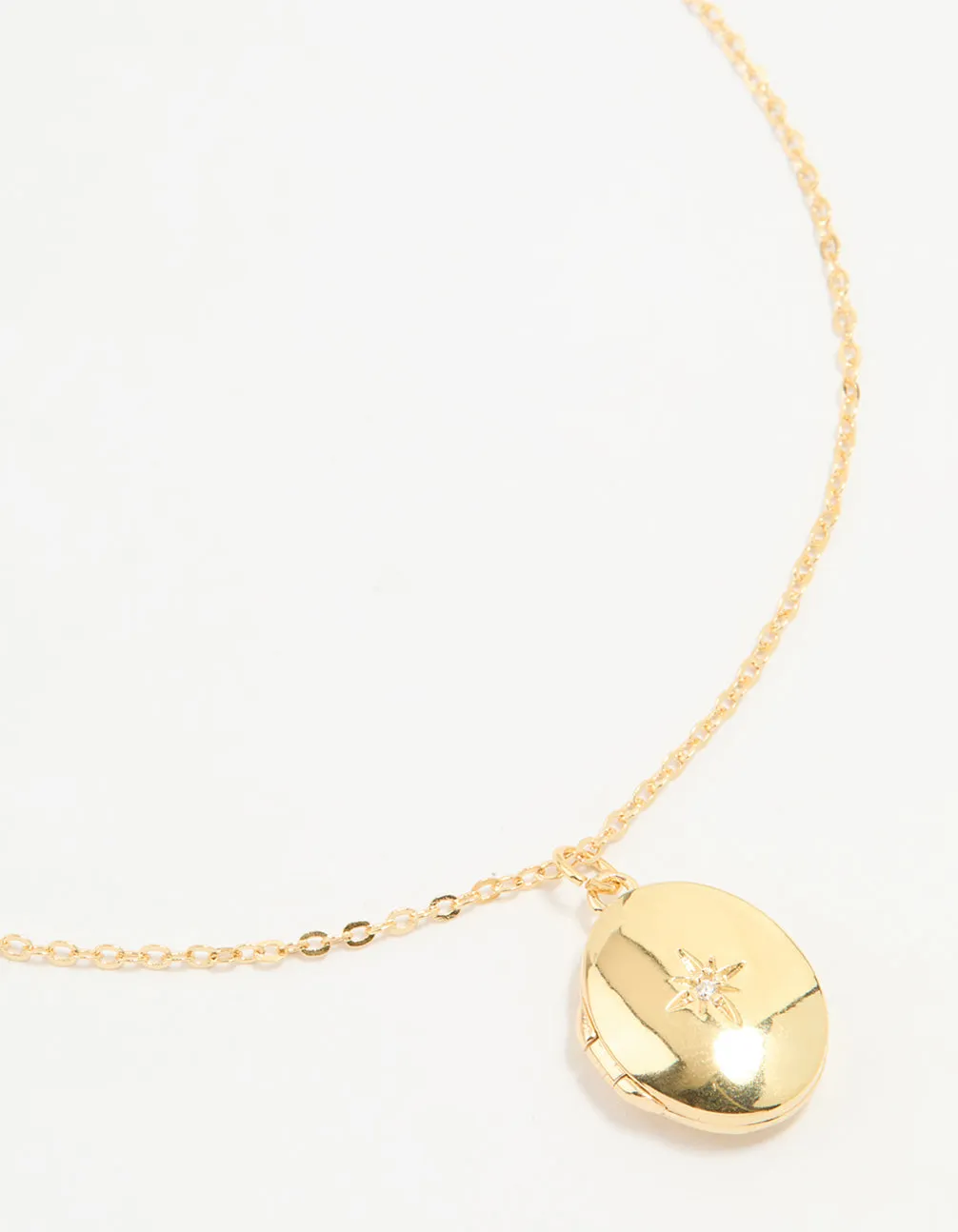 Gold Plated Celestial Pendant Necklace sold by lovisa